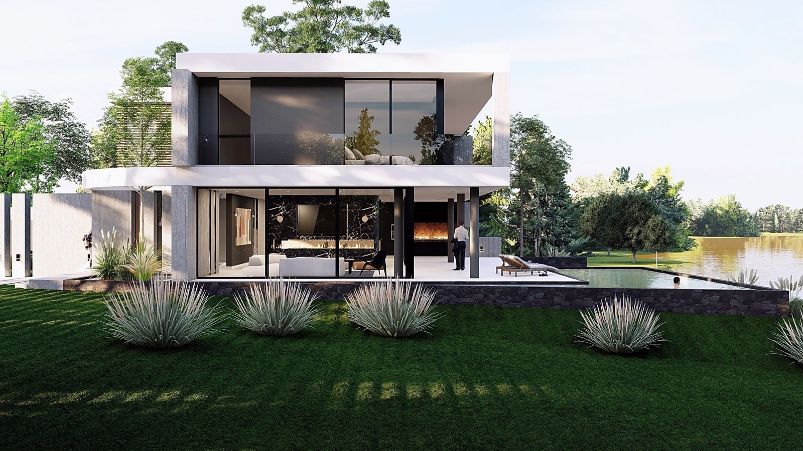 Casa Alejandro, vivienda en Neuquén: render del proyecto
