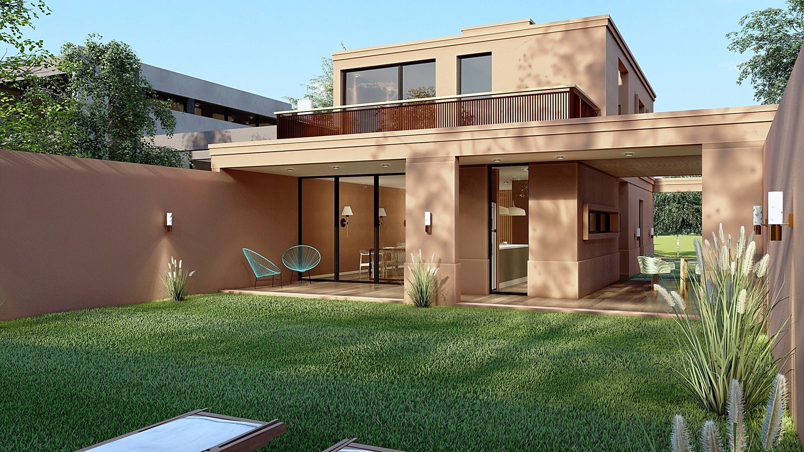 Casa LP en Neuquén: render del proyecto 6 de 6