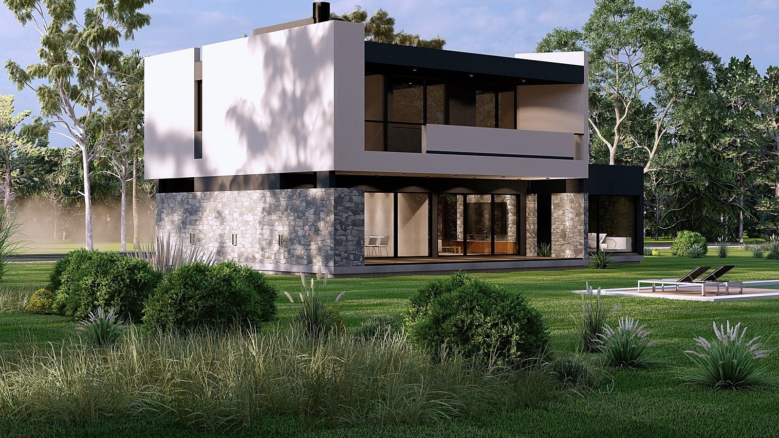 Casa Orellana, vivienda en Neuquén: render del proyecto