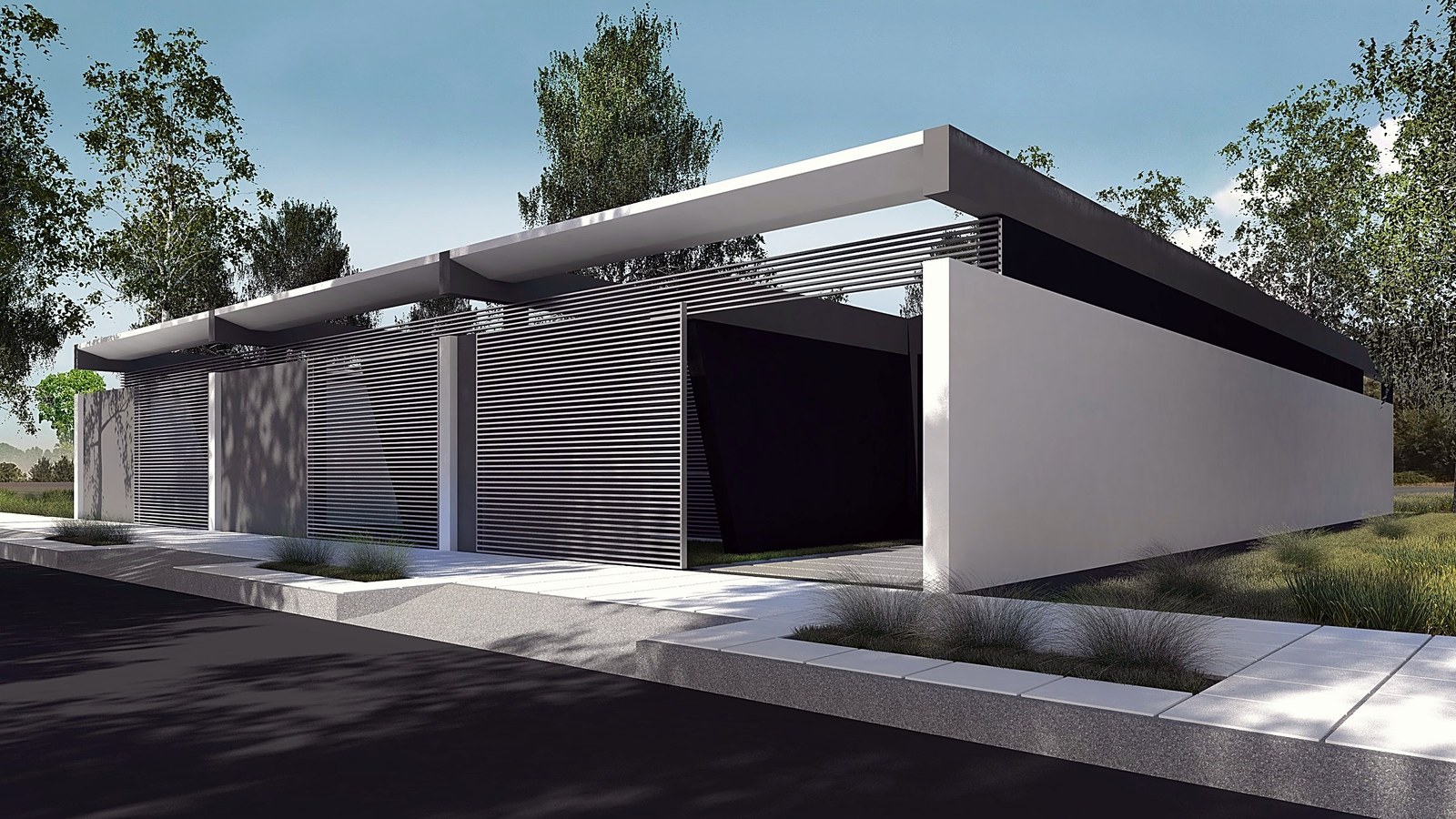 Casa Patio, vivienda en Neuquén: render del proyecto
