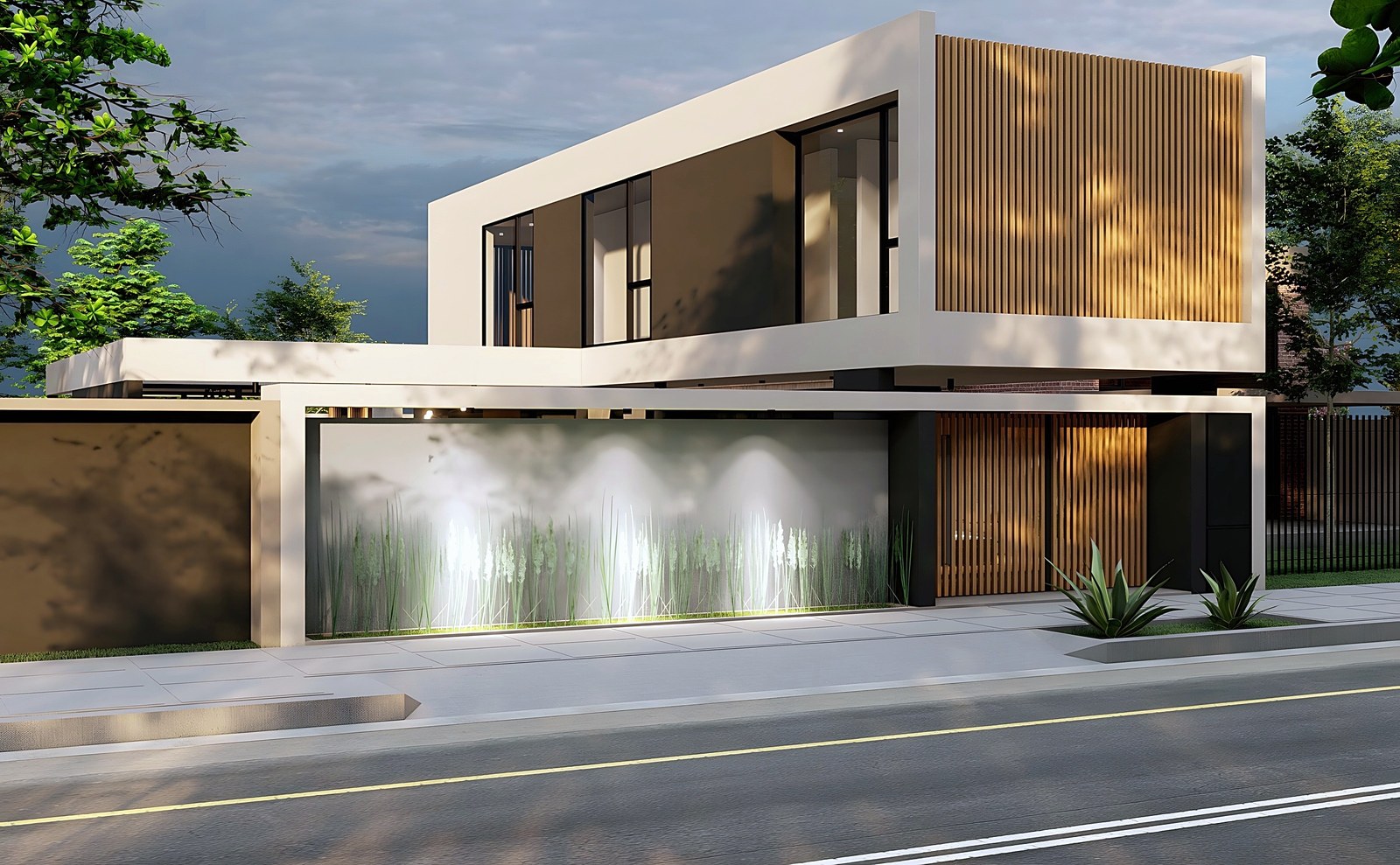 Casa Sebastián, vivienda en Neuquén: render del proyecto