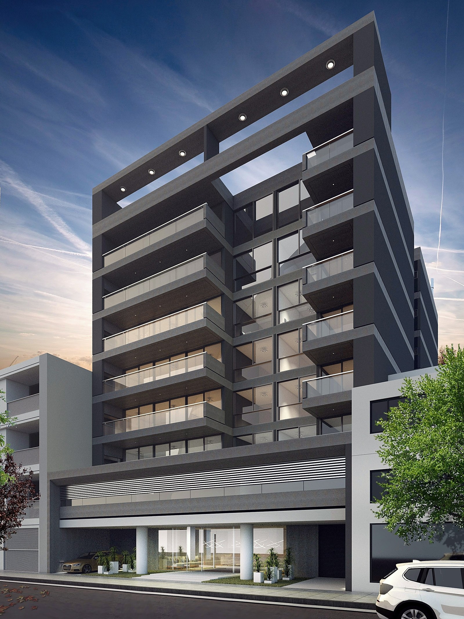 Cipo Gris, edificio en Cipolletti: render del proyecto