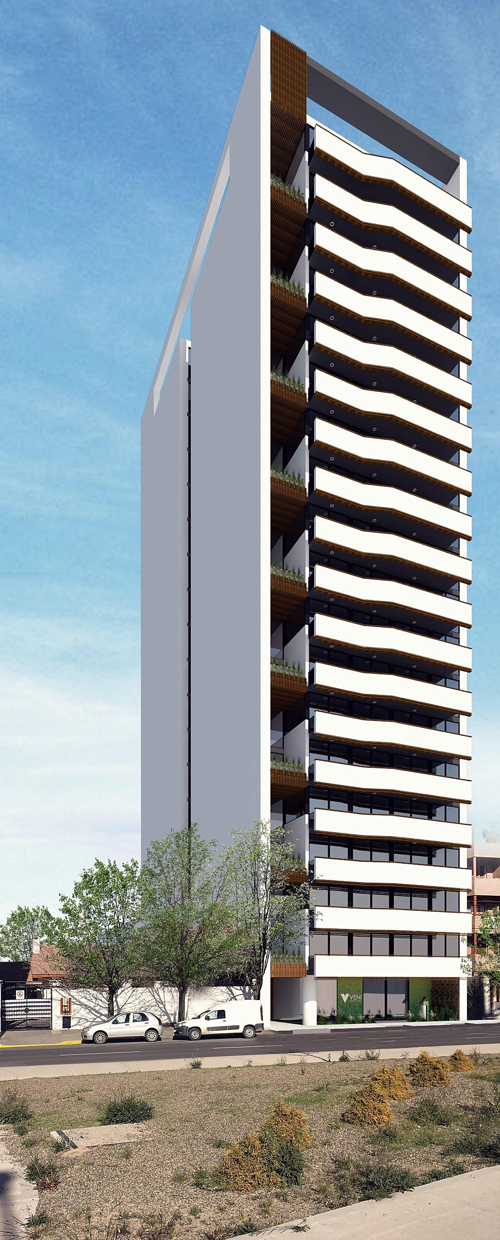 Leloir, edificio en Neuquén: render del proyecto