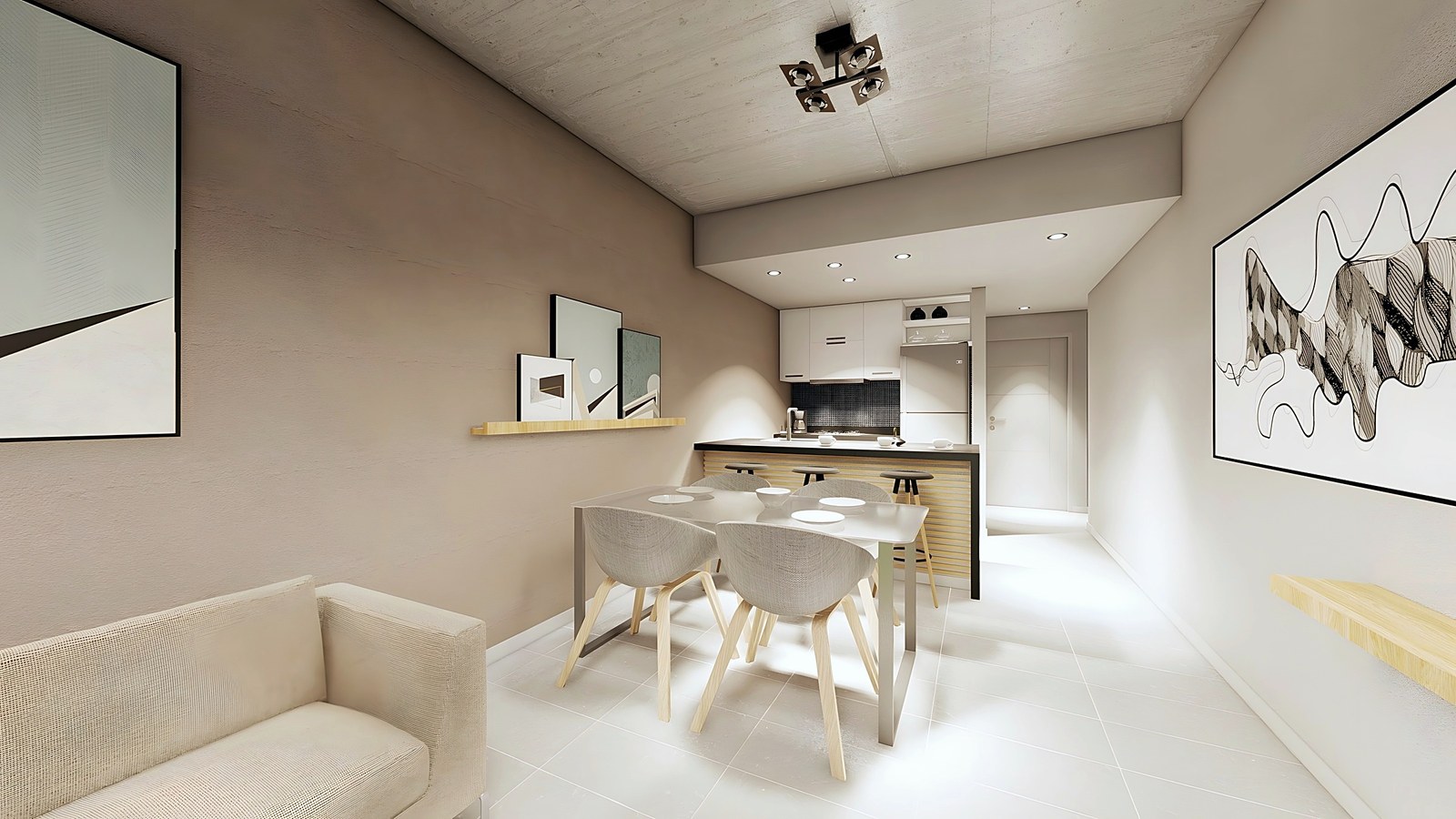 Velvet en Neuquén: render del proyecto 4 de 6